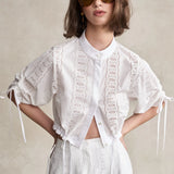 Eva Top in Eyelet
