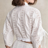 Eva Top in Eyelet