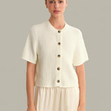 Ginevra Short Sleeve Shaker Cardigan