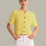 Ginevra Short Sleeve Shaker Cardigan