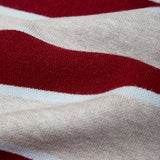 Vera Double Johnny Collar Rugby Stripe Pullover