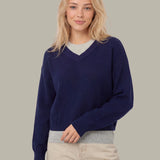 Delancey Faux Layered Pullover