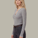 Emmeline Rib Layered Henley