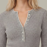 Emmeline Rib Layered Henley