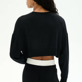 Noah Crop Fleece Sweatshirt