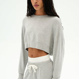 Noah Crop Fleece Sweatshirt