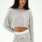 Noah Crop Fleece Sweatshirt