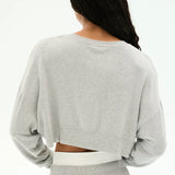Noah Crop Fleece Sweatshirt