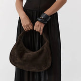 Suede Large Bon Bon Bag