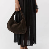 Suede Large Bon Bon Bag