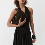 Suede Large Bon Bon Bag