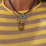 Aquamarine Horizon Necklace