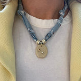 Chambray Bandana with Topaz
