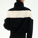 Lottie Chevron Sherpa Full Zip Jacket