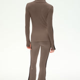 Jackson Rib Full Length Turtleneck