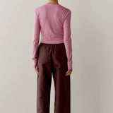 The Silk Taffeta Cargo Pant