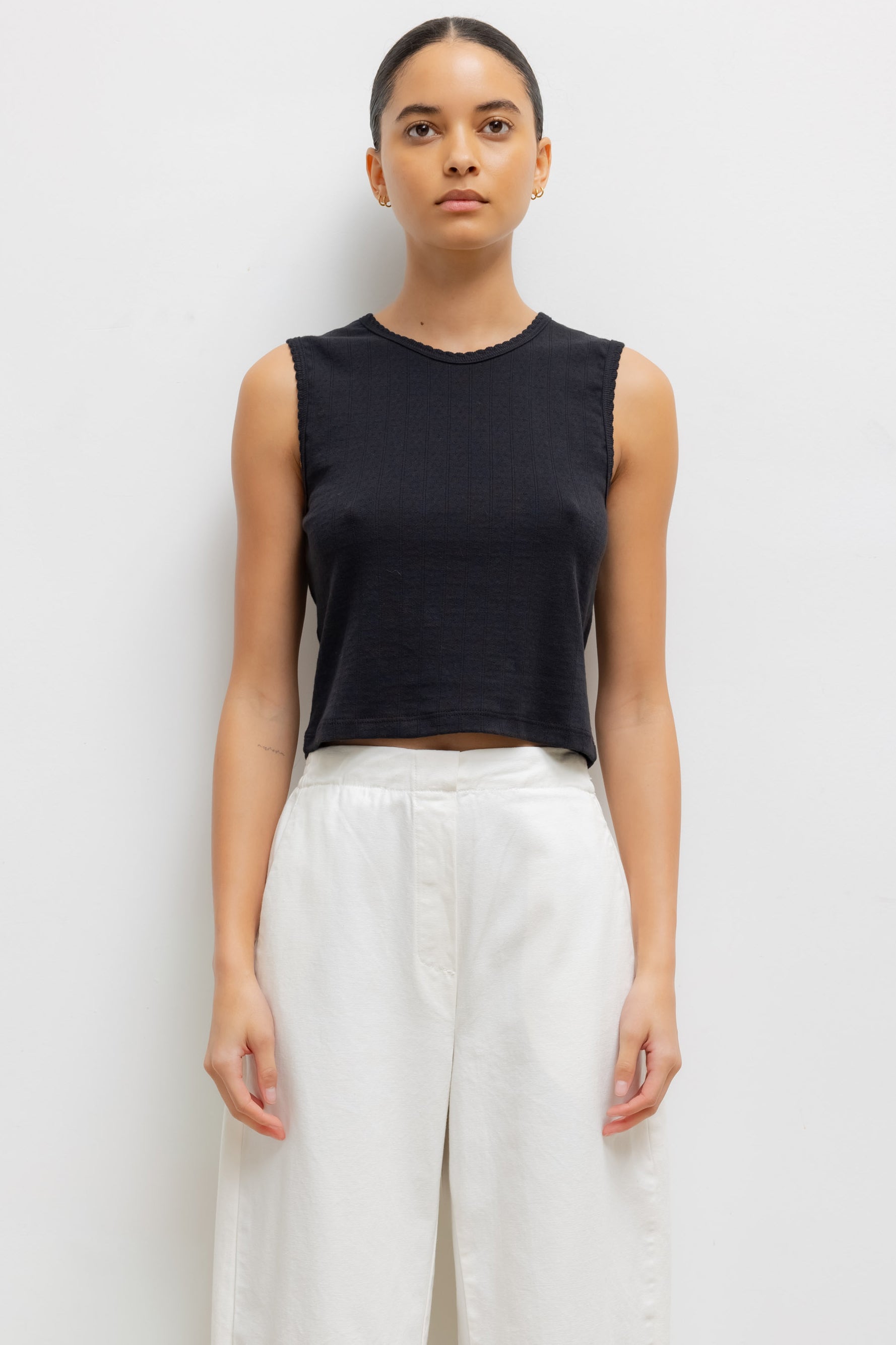 Pointelle Sleeveless