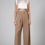 Mel Crop Ivory