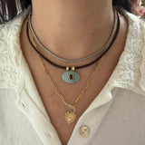 Aquamarine Horizon Necklace