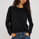 Cotton Cashmere Long Sleeve Tee