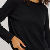 Cotton Cashmere Long Sleeve Tee