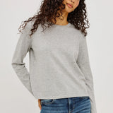 Cotton Cashmere Long Sleeve Tee