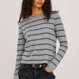Davie Cotton Cashmere Long Sleeve Tee
