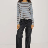 Davie Cotton Cashmere Long Sleeve Tee