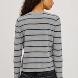 Davie Cotton Cashmere Long Sleeve Tee