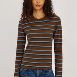 Davie Cotton Cashmere Long Sleeve Tee