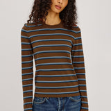 Davie Cotton Cashmere Long Sleeve Tee