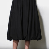 Delilah Bubble Midi Skirt With Side Button