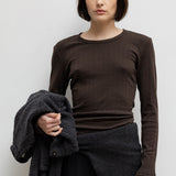 Pointelle Slim Fit Long Sleeve