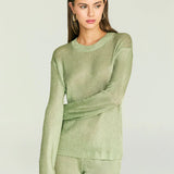 Hana Metallic Knit Top