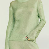 Hana Metallic Knit Top