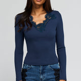 Lady Lace Combo Top