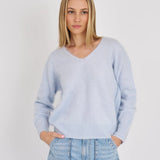Luna Brushed Cashmere Vee
