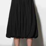 Delilah Bubble Midi Skirt With Side Button