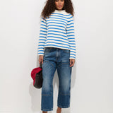 Eastport Striped Rollneck In Cotton