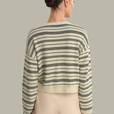 Vivienne Stripe Drop Shoulder Henley