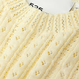Harper Pointelle Puff Sleeve Pullover