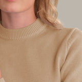 Adeline Cropped Cotton Sweater