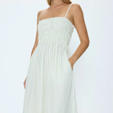 Bianca Shirred Bodice Dress