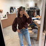 MV Drape Crossover Blouse