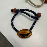 Navy Paracord with Tiger Eye Mariner Bracelet
