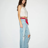 90s High Rise Loose With Bandana