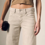 Selena Cropped Cuffed- Mid Rise