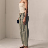 Mara Sateen Drawstring Pant