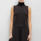 James Sleeveless Turtleneck