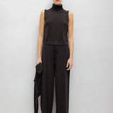 James Sleeveless Turtleneck